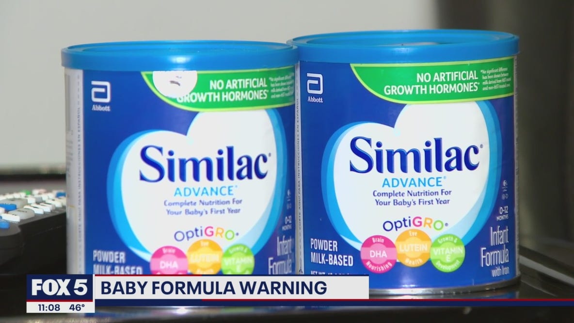 Baby formula warning